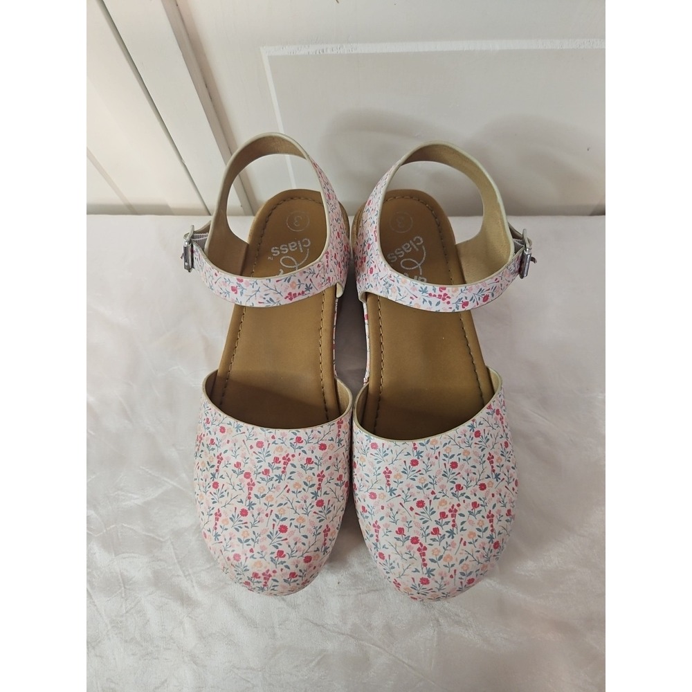 Art Class Girls Floral Mary Janes Shoes Size 3 Cute‎ Little Girl's Shoes